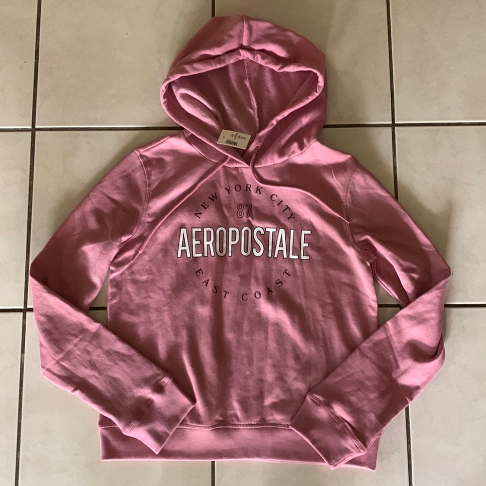 Aeropostale Size Small Pink Hoodie New York City 87 East Coast